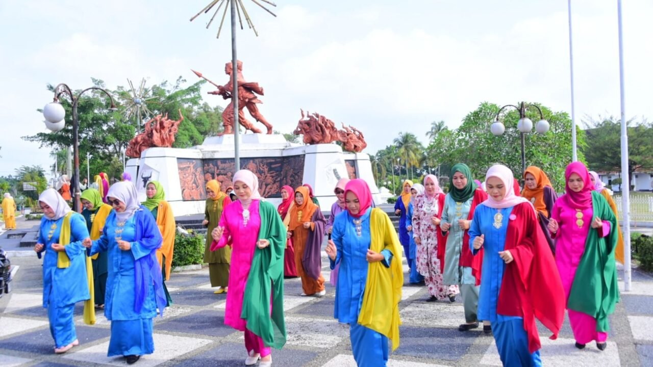 GOW Bengkalis Ambil Peran Strategis Pecahkan Rekor MURI Tari Zapin Massal di Riau - Budayantara TV