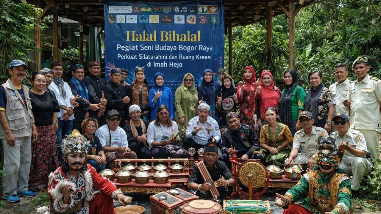 Halal Bihalal Pegiat Seni Budaya Bogor Raya, Perkuat Silaturahmi dan Ruang Kreasi di Imah Hejo - Budayantara TV