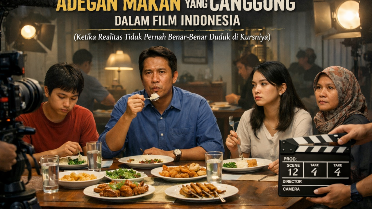 ADEGAN MAKAN YANG CANGGUNG DALAM FILM INDONESIA(Ketika Realitas Tidak Pernah Benar-Benar Duduk di Kursinya) - Budayantara TV