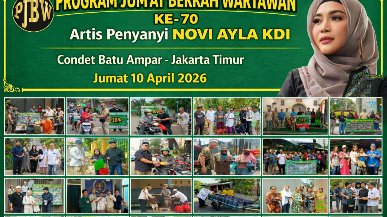 Novi Alya Turut Ramaikan Program Jumat Berkah Wartawan (PJBW) Ke-70 - Budayantara TV
