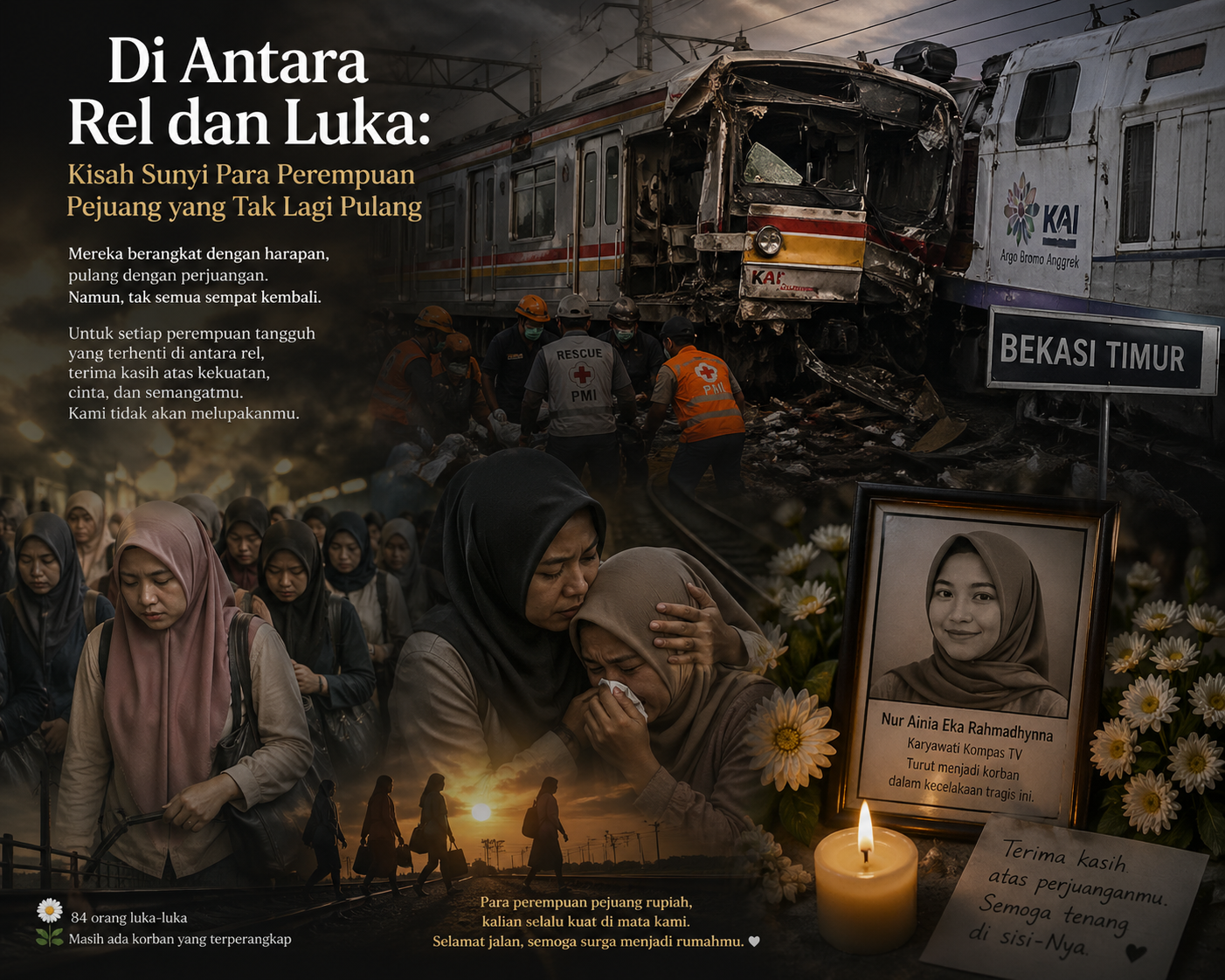 Di Antara Rel dan Luka: Kisah Sunyi Para Perempuan Pejuang yang Tak Lagi Pulang