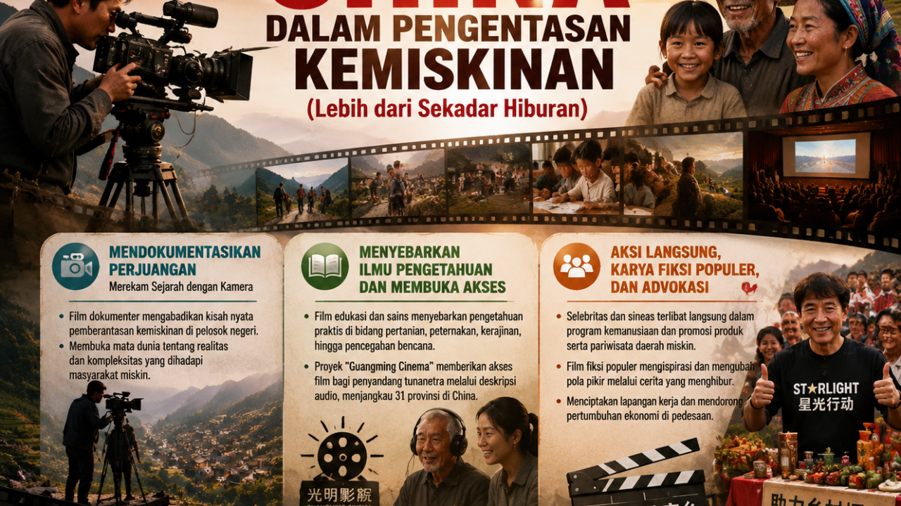 PERAN INSAN FILM CHINA DALAM PENGENTASAN KEMISKINAN - Budayantara TV