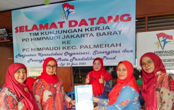 Kunjungan Kerja PD HIMPAUDI Jakarta Barat Perkuat Sinergi dan Mutu Pendidikan PAUD di Palmerah - Budayantara TV