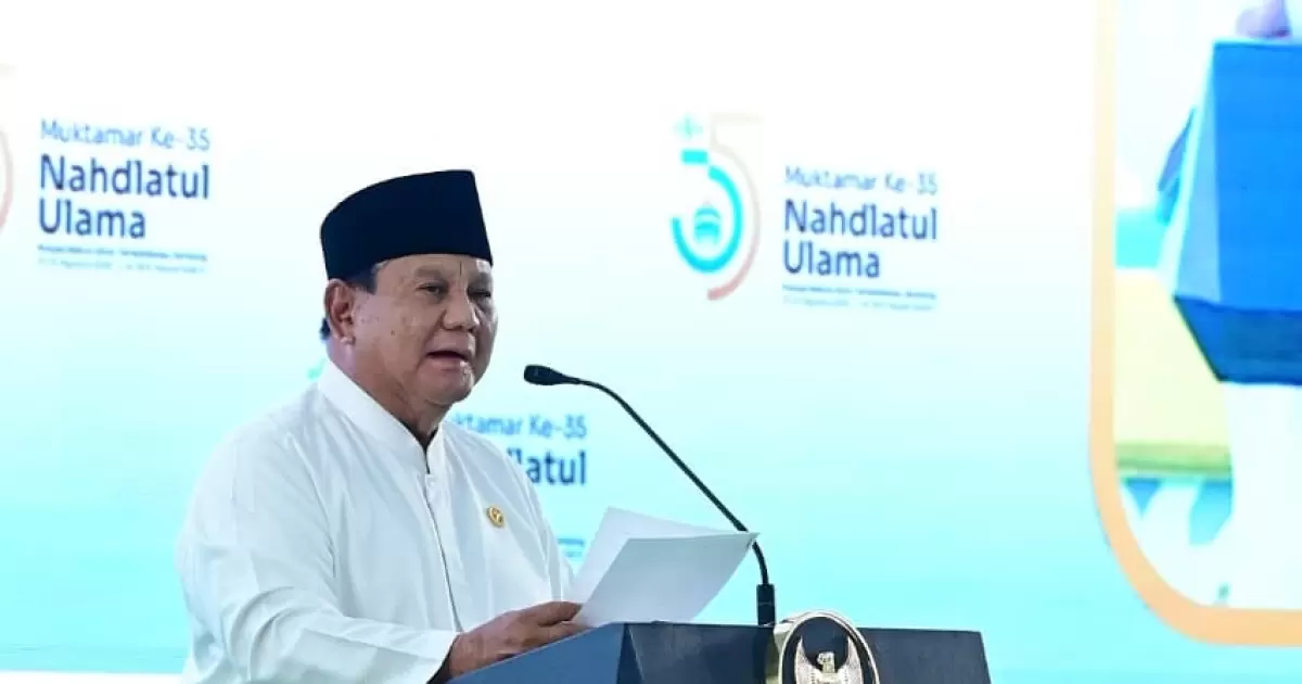 Presiden Prabowo Tagih KTA NU kepada Gus Yahya: “Kalau Ada Kartu Anggota, Saya Hadir Lagi di Penutupan Muktamar” - Budayantara TV