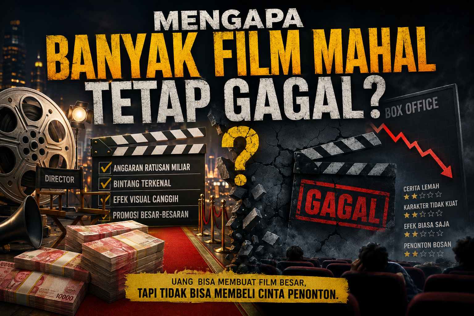 Mengapa Banyak Film Mahal Tetap Gagal?