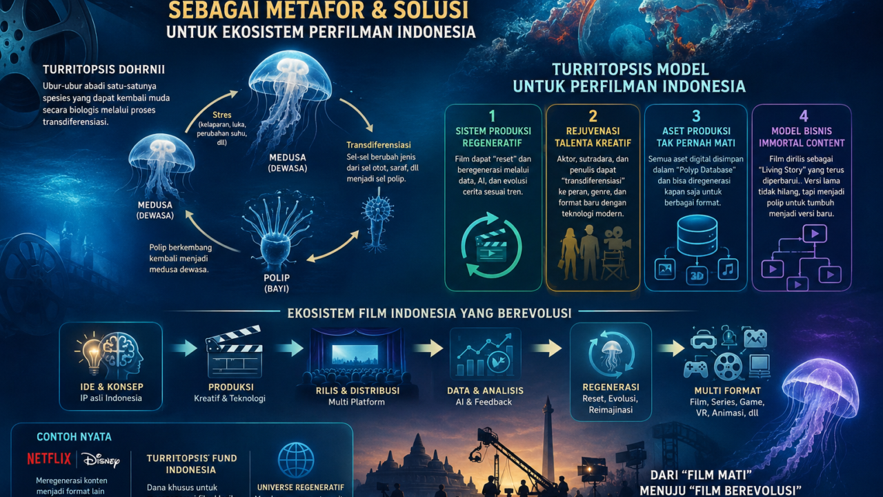 Turritopsis Dohrnii sebagai Metafor & Solusi untuk Ekosistem Perfilman Indonesia - Budayantara TV